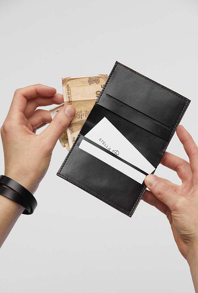 Stella Soomlais Nahast Rahakott Big Money – Käsitööna Valmistatud Eestis