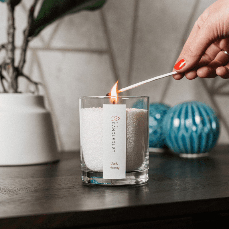 Candledust Pulberküünal Klaasis "Pomegranate Spice", 160g