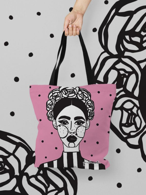 Garbanota käekott MARGO - Roosa