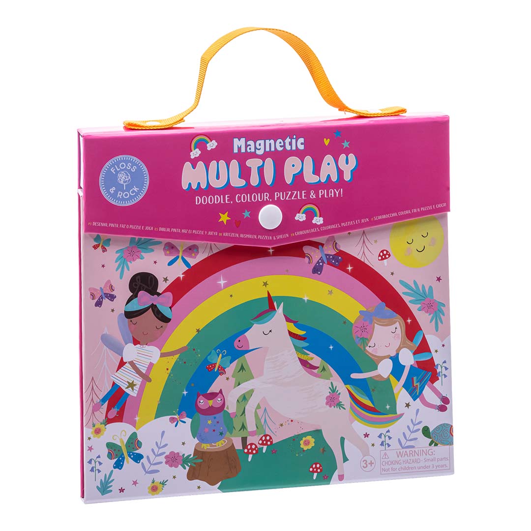 Floss & Rock magnetiline mängukomplekt "Multiplay Scene" - Rainbow Fairy