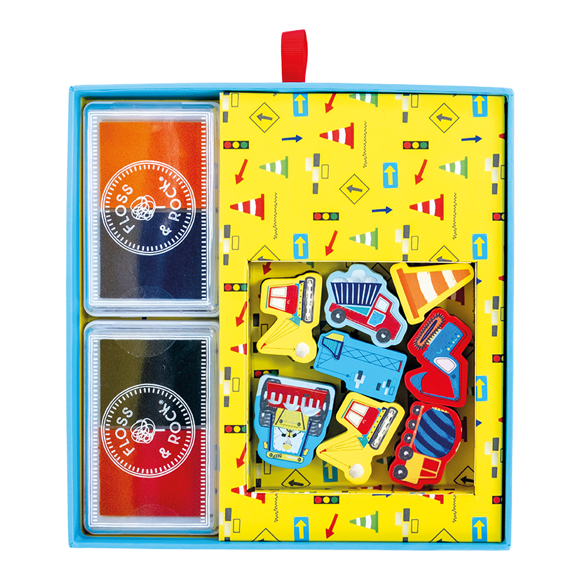 Floss & Rock templikomplekt "My Stamper" - Construction Site
