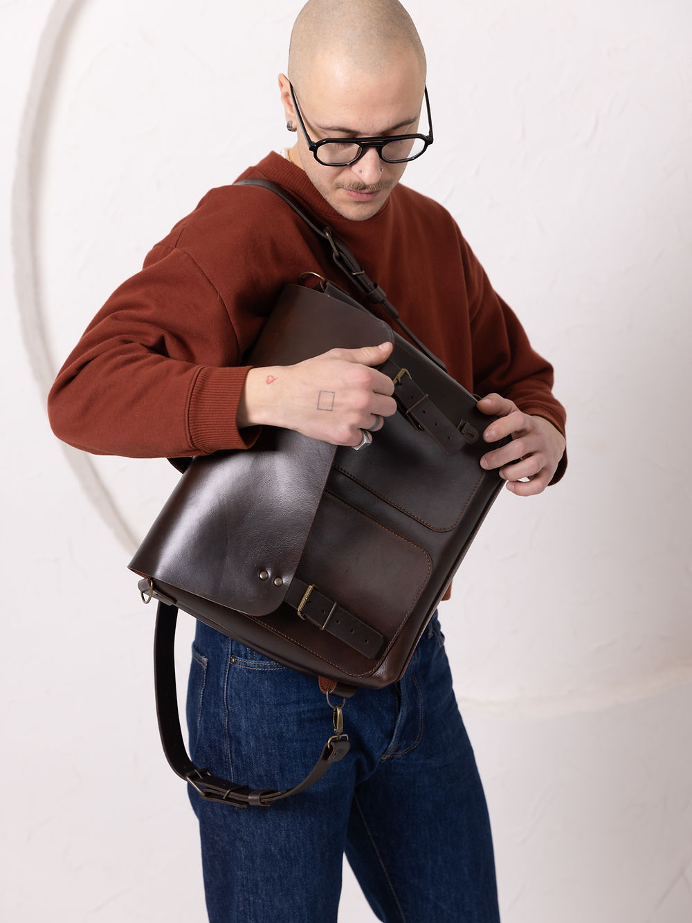 BENJAMIN Backpack - Dark Chocolate