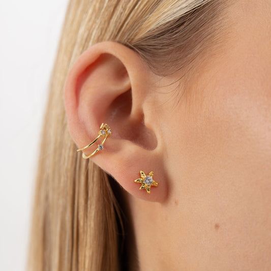 ONEHE "Elysium" Single Gold Ear Cuff