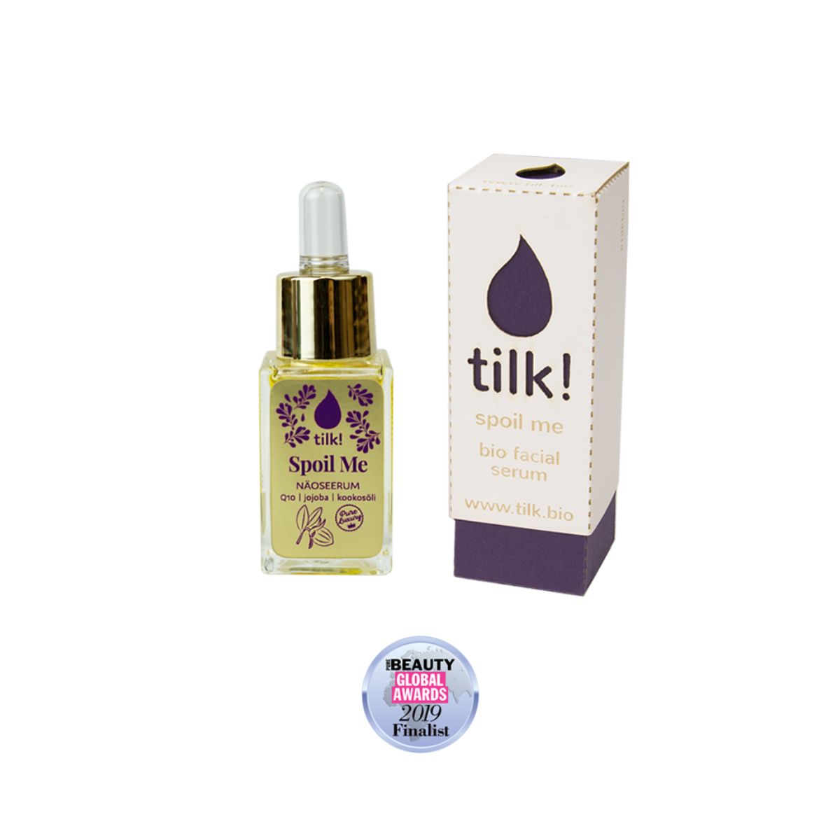 Auhinnatud! Tilk! Spoil Me Vananemisvastane Näoseerum Q10-ga, 15ml