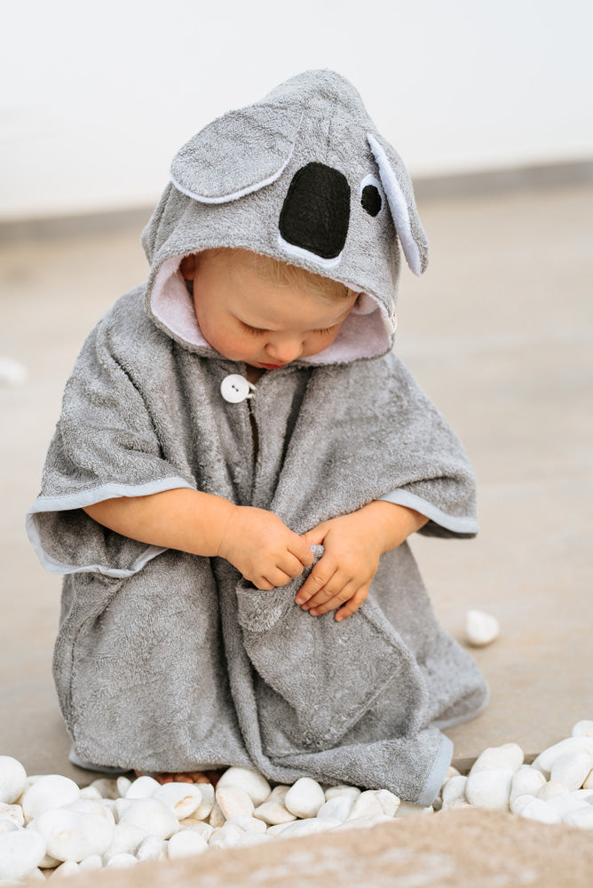 RÄTT laste lühikeste varrukatega poncho KOALA