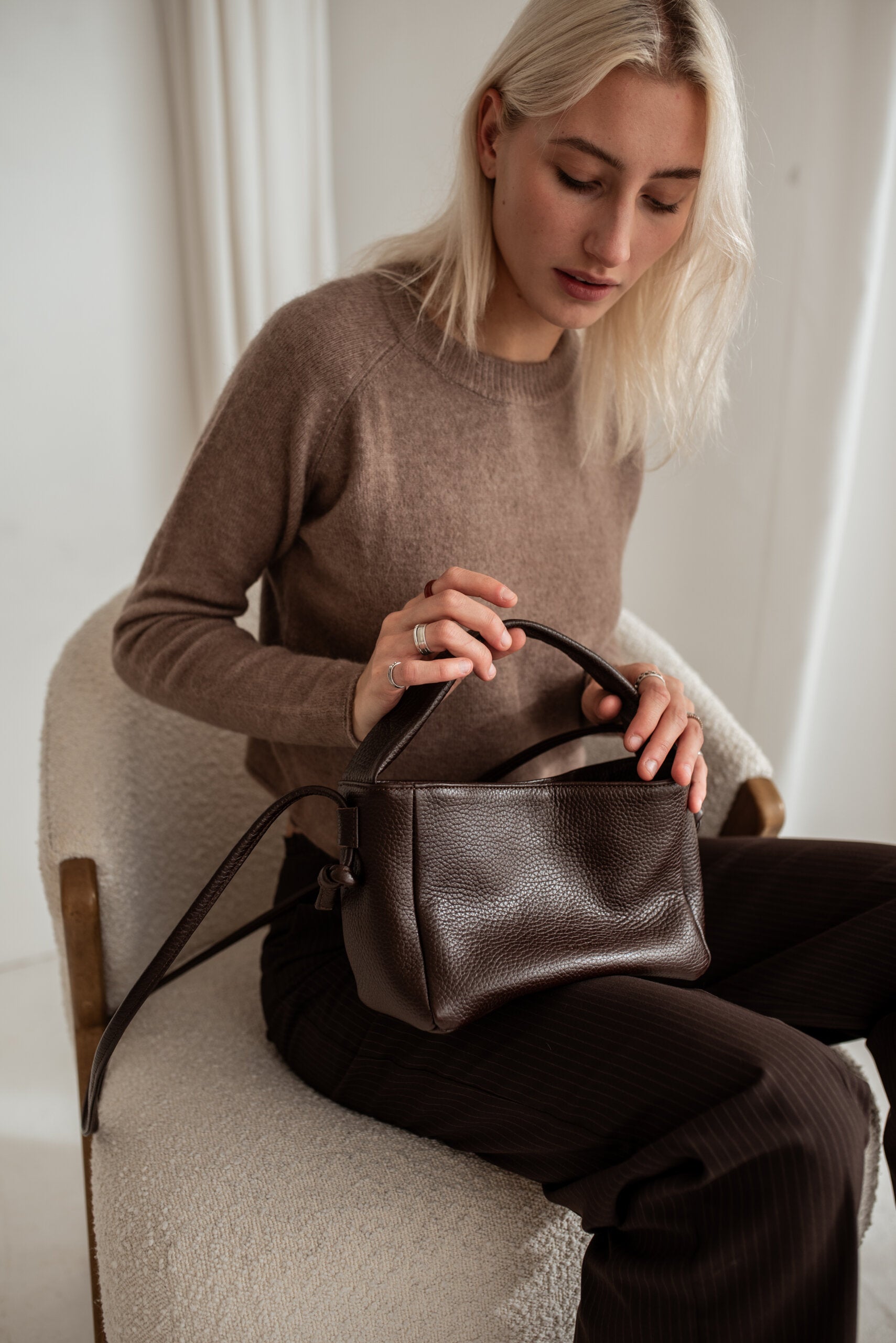 Crossbody Bag MERU - Dark Brown