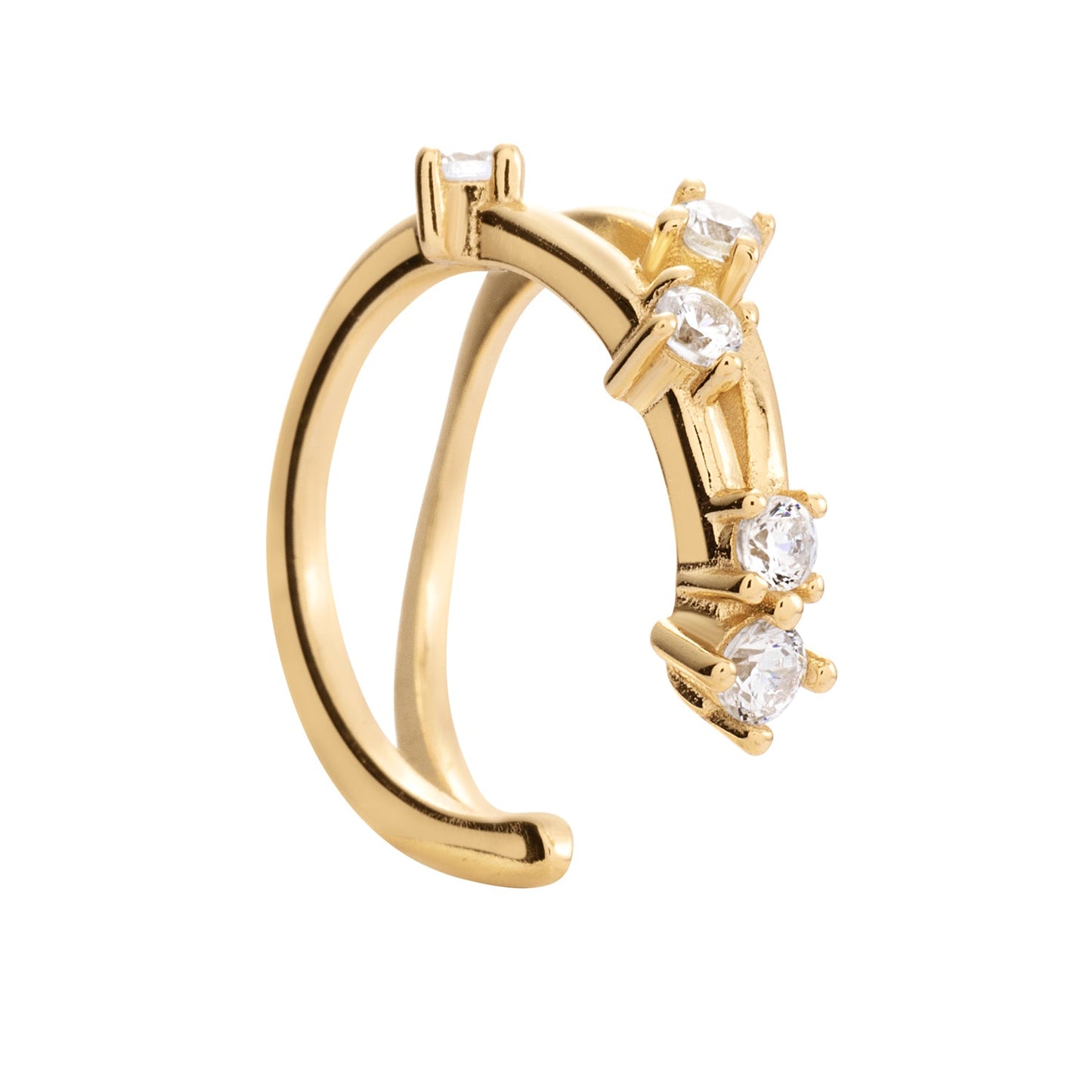 ONEHE "Elysium" Single Gold Ear Cuff