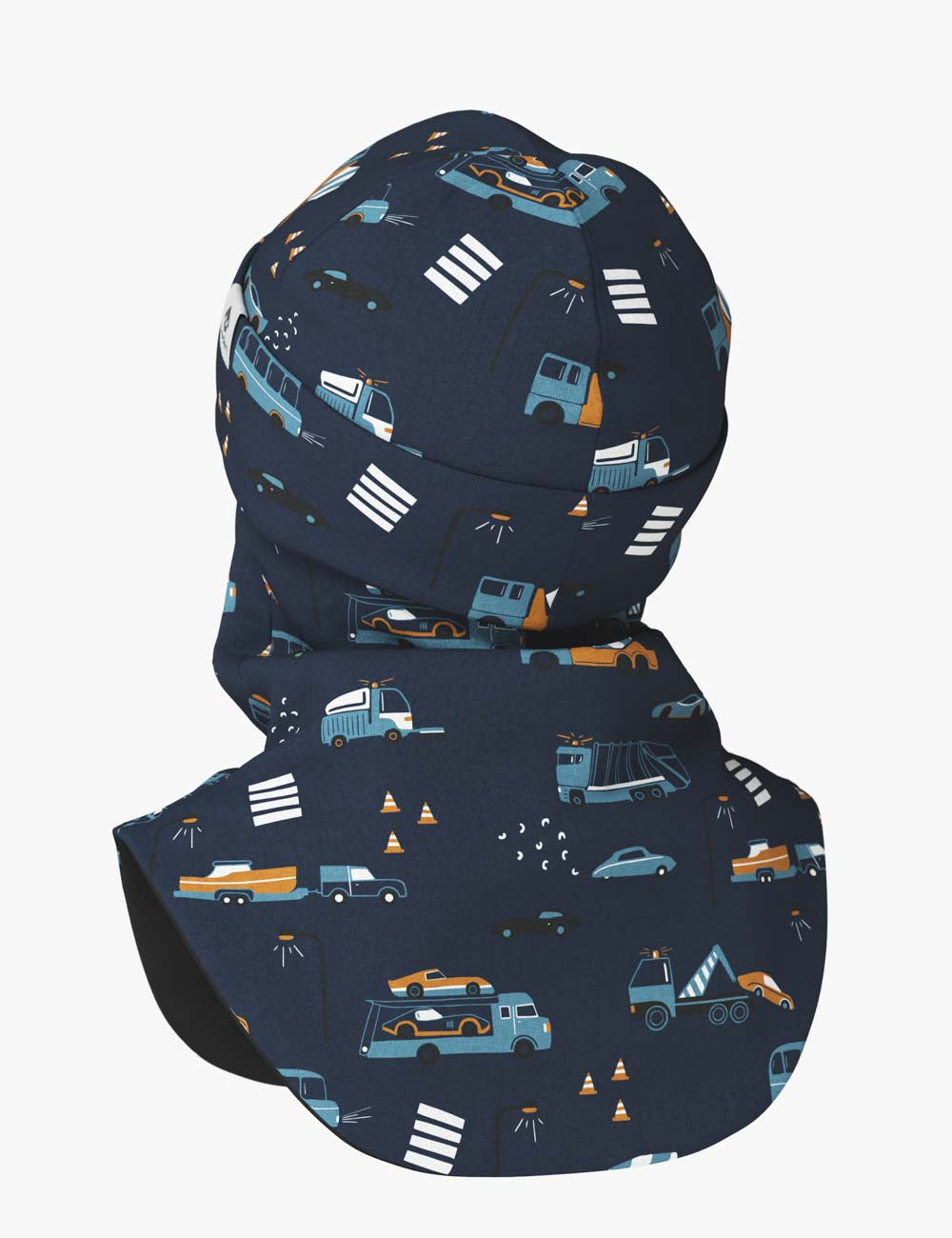 Fleece Balaclava For Kids FERN - Vehicles