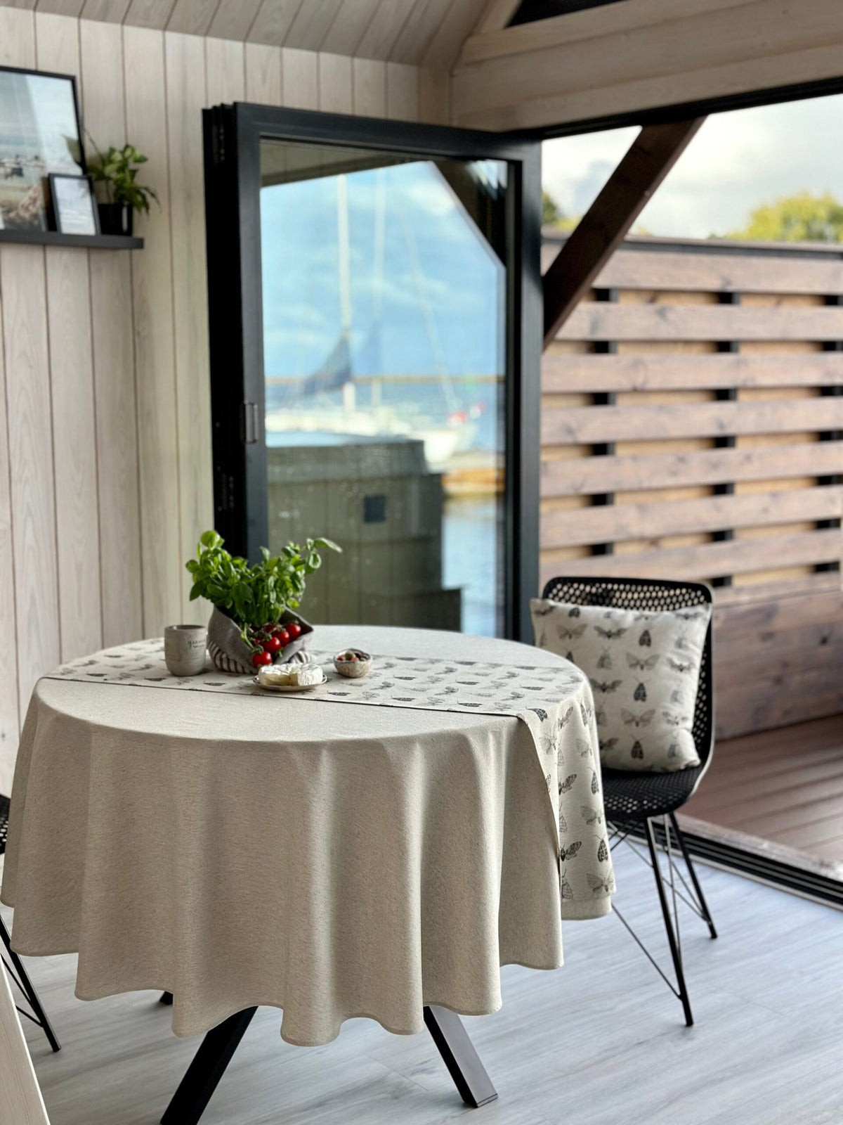 Hortensias Home taaskasutatud kiust ümmargune laudlina - Nord 3