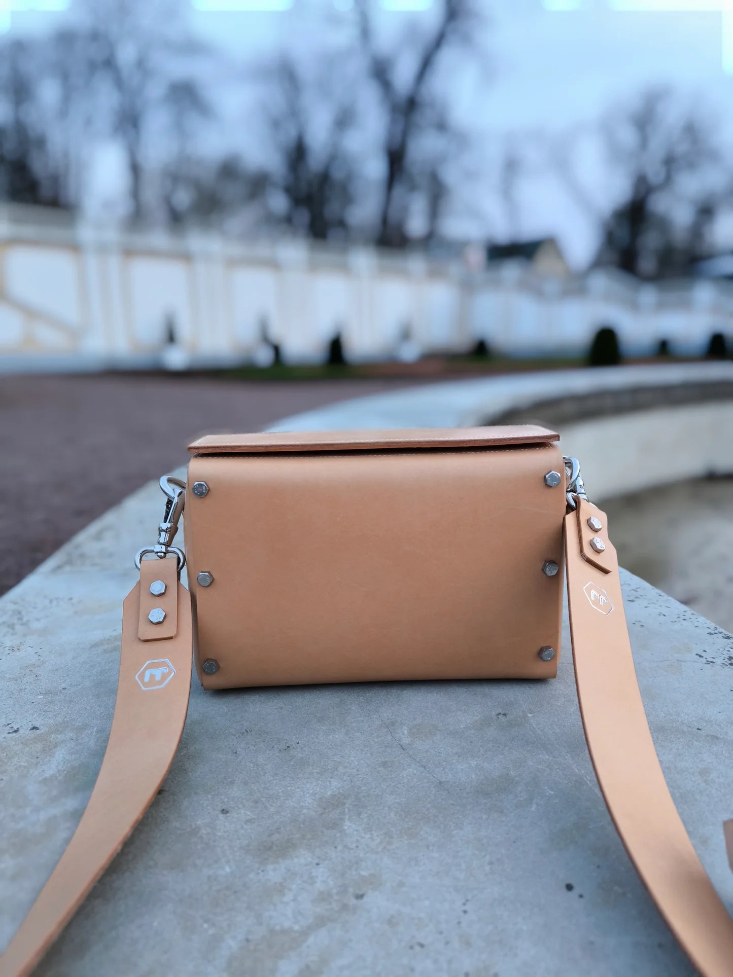 Jana Jaanson Design Nahast Käekott "Julia" - Beež, laia rihmaga