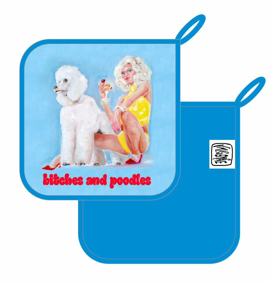 Katrin Valgemäe Pajalapp - "Bitches and Poodles" Kunstiline ja Praktiline Köögiabiline