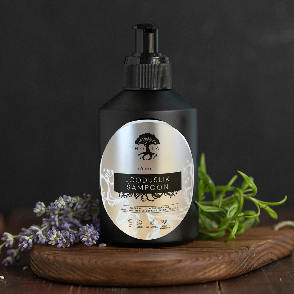 HOIA looduslik lõhnatu šampoon, 200 ml
