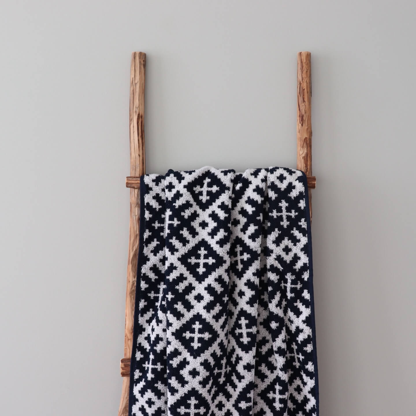 LOKO Saunalina Setumaa Mustriga – Puuvillane Rätik 67×150 cm
