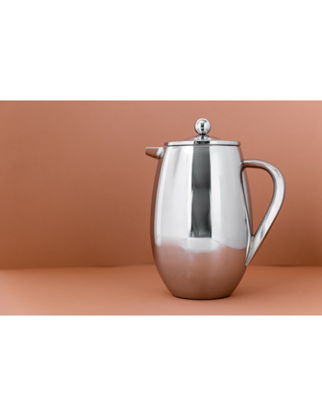 La Cafetière Hõbedane Kahekordse Isolatsiooniga Kohvikann – 8 Tassi, 1L kohvikann