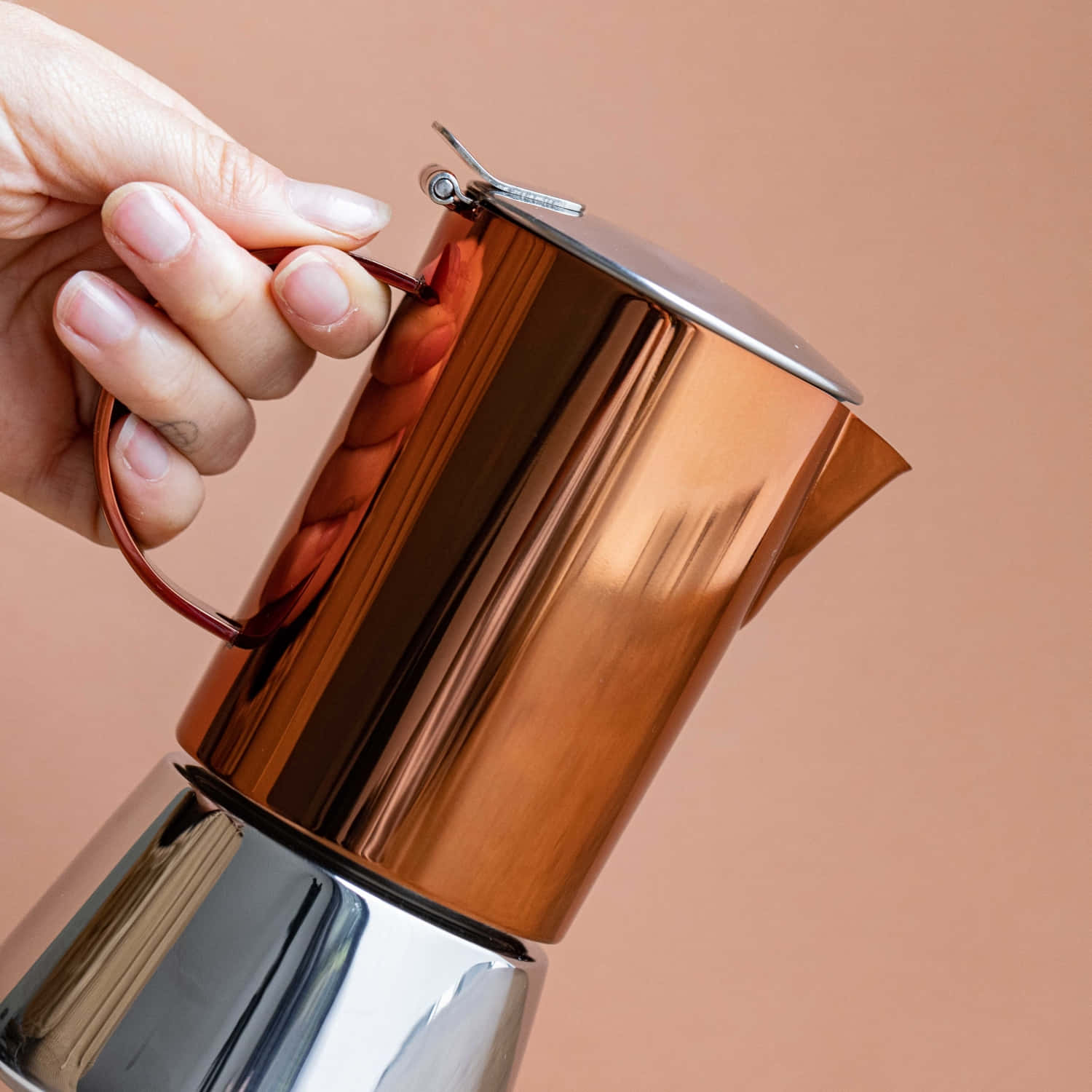 La Cafetière Poleeritud Roostevabast Terasest Vaskne Kohvikann - 300 ml