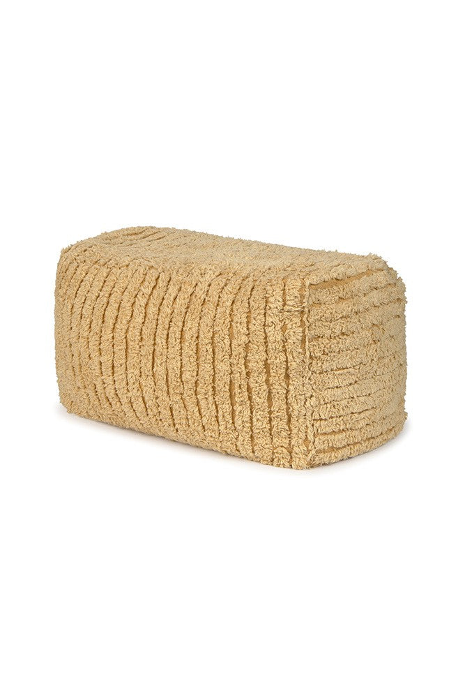 Lorena Canals Puuvillast Põrandapadi Pouf Haystack – Meekarva, 52×30×30 cm