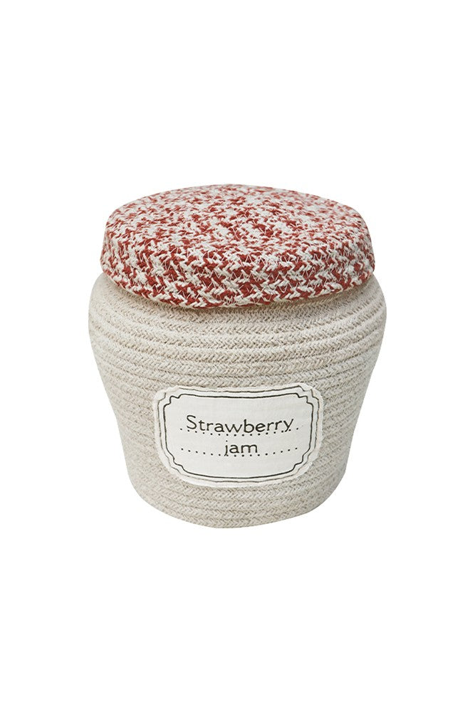 Lorena Canals Strawberry Jam moosipurgi kujuline mänguasjakorv

