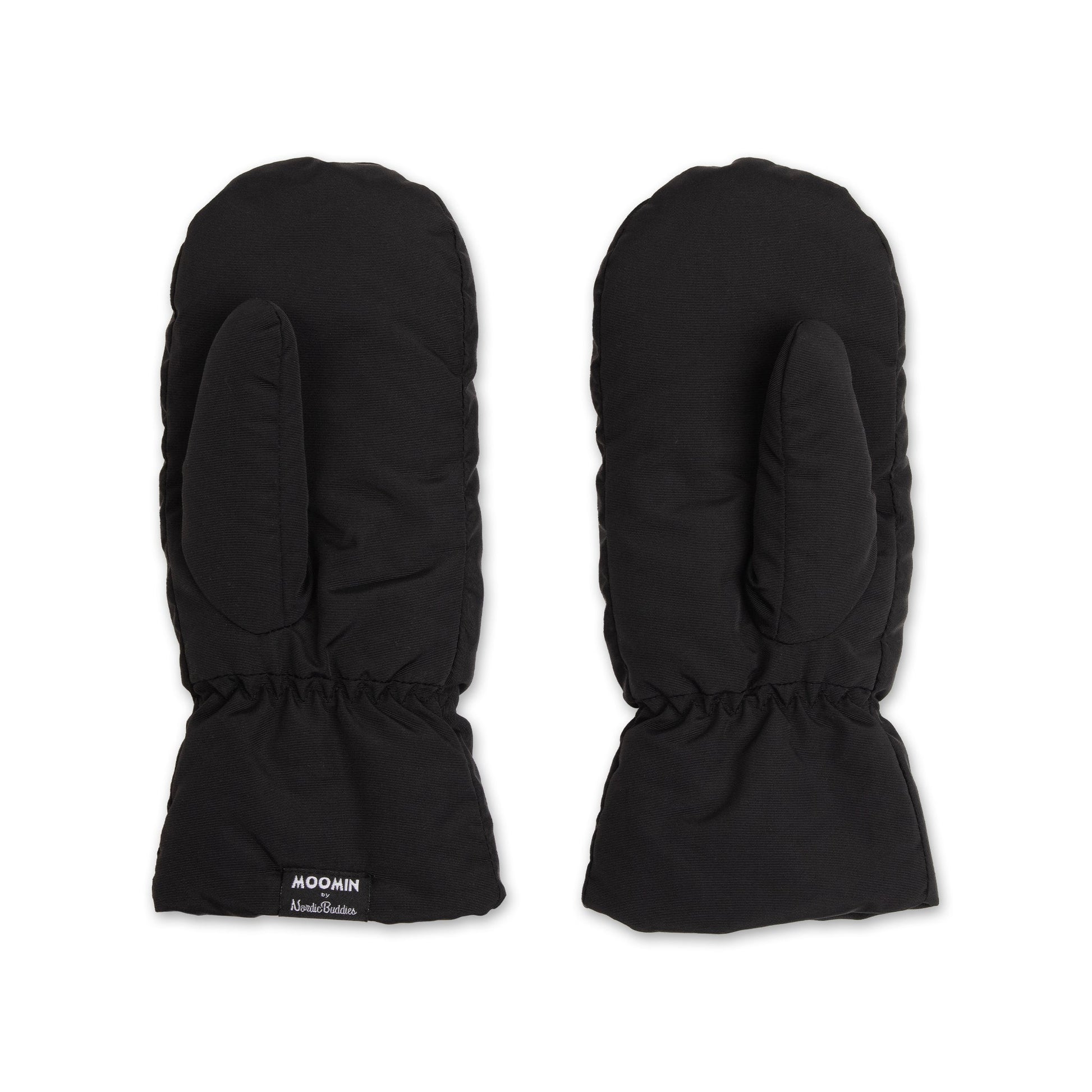 Moomintroll Puffer Mittens Adult - Black