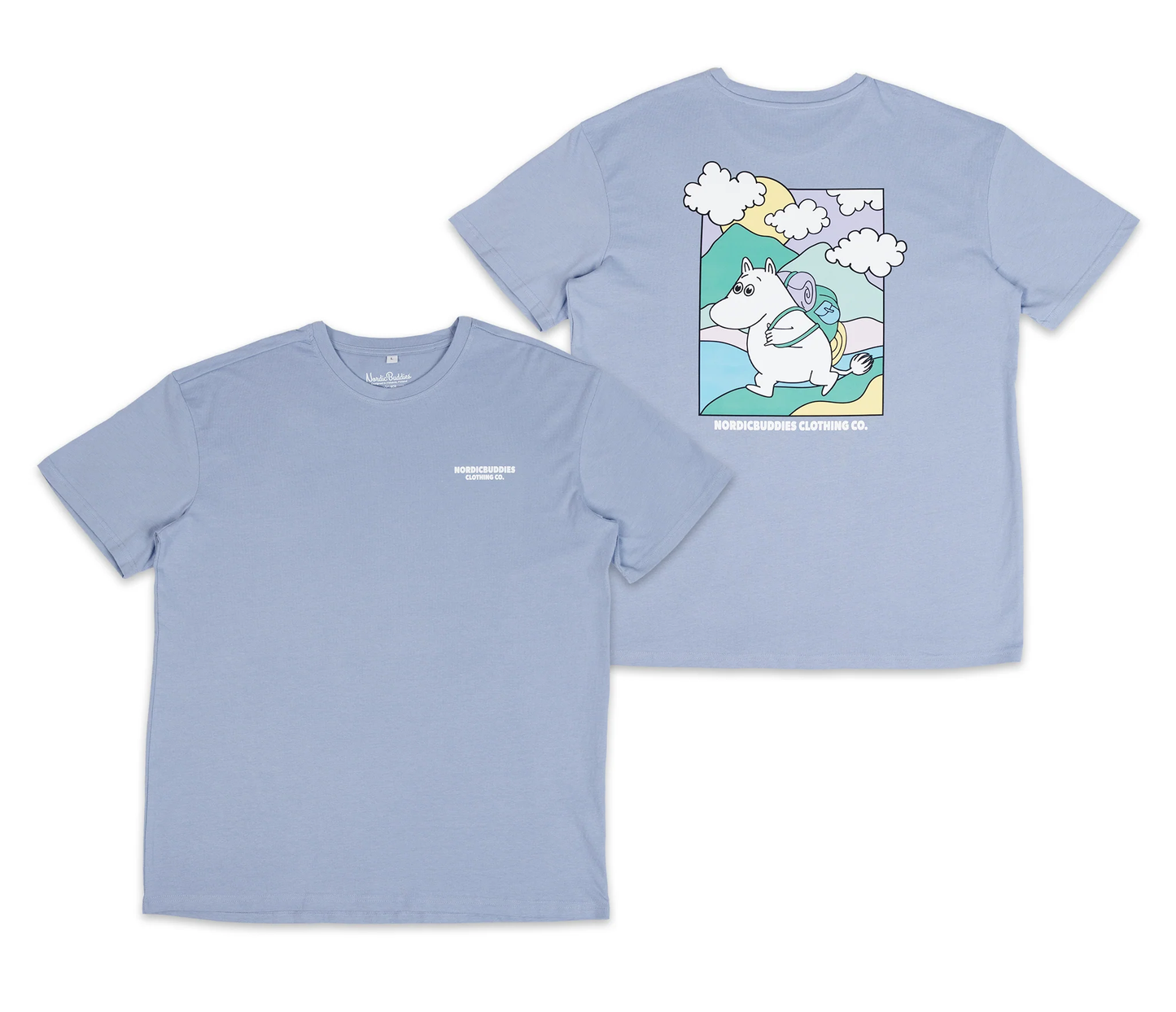 Moomin by NordicBuddies "Muumitrolli Seiklused" T-Särk Unisex - Sinine