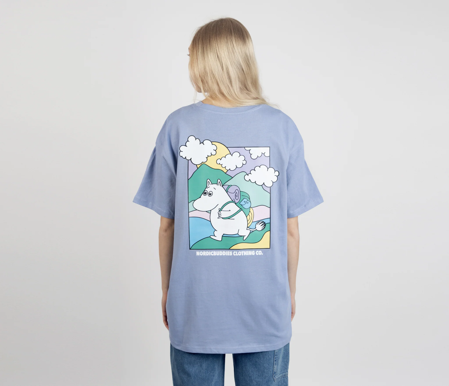 Moomin by NordicBuddies "Muumitrolli Seiklused" T-Särk Unisex - Sinine