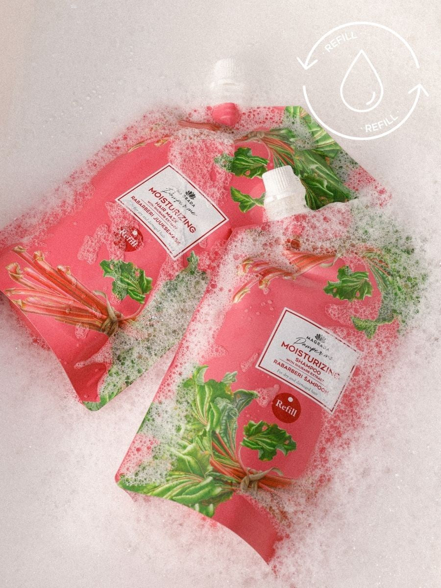 Magrada Rhubarb Shampoo täitepakend aaloeekstraktiga 500 ml
