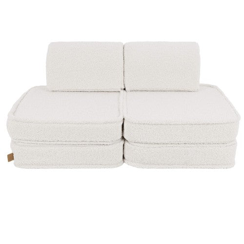 MeowBaby® väike modulaarne laste diivan - Bearly Cream