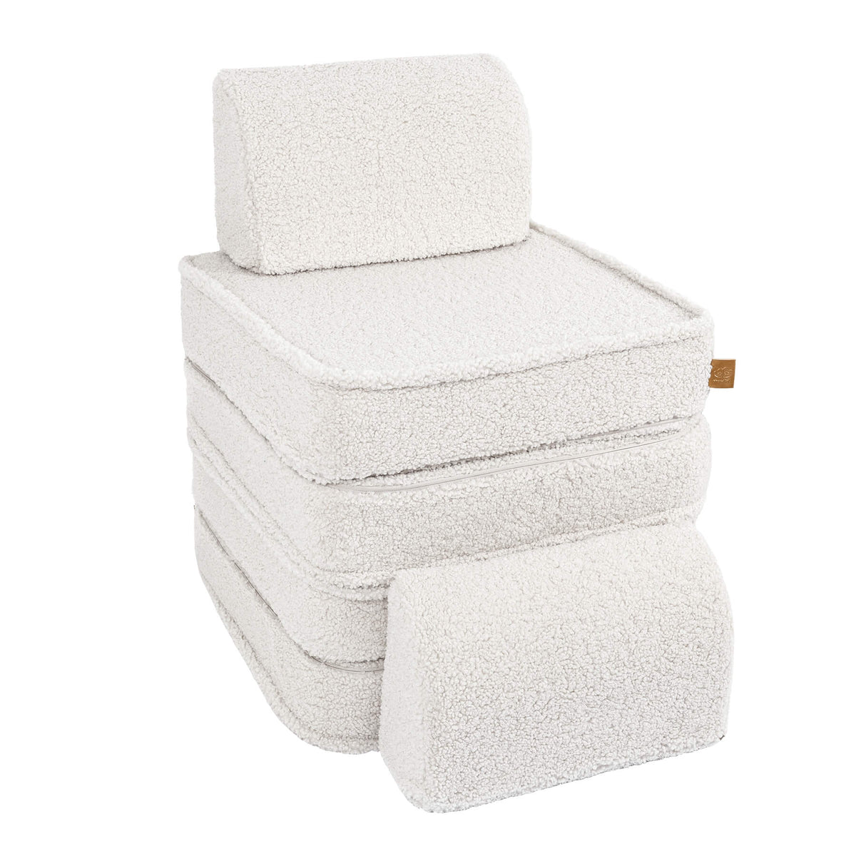 MeowBaby® väike modulaarne laste diivan - Bearly Cream
