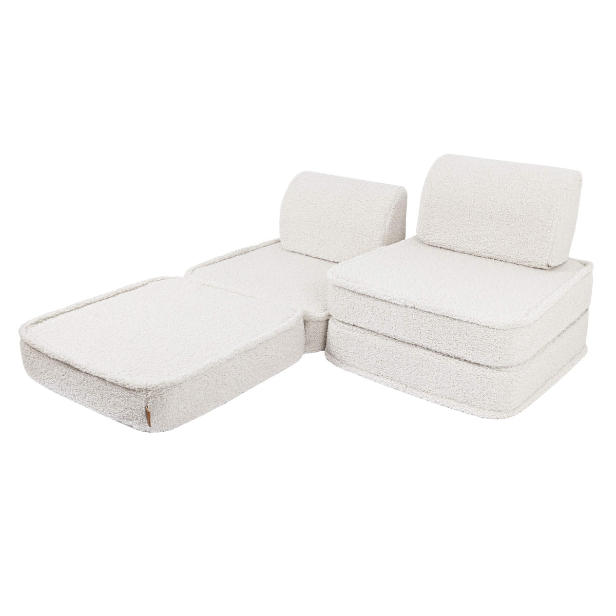 MeowBaby® väike modulaarne laste diivan - Bearly Cream