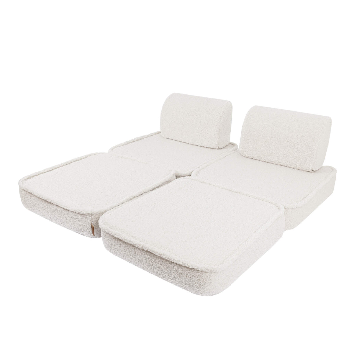 MeowBaby® väike modulaarne laste diivan - Bearly Cream
