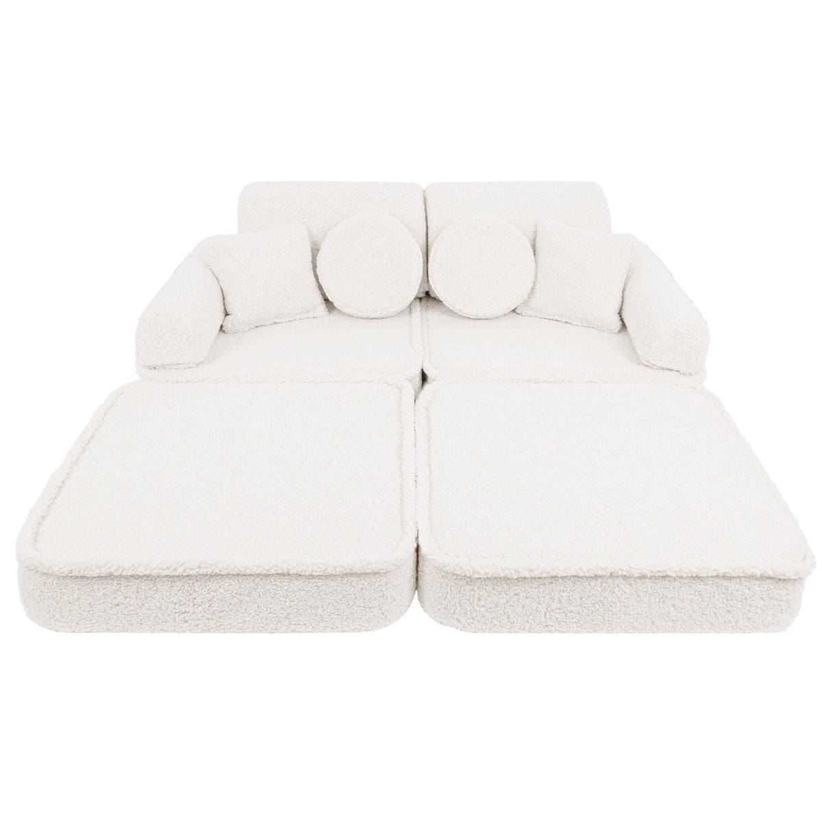 MeowBaby® keskmine modulaarne laste diivan - Bearly Cream