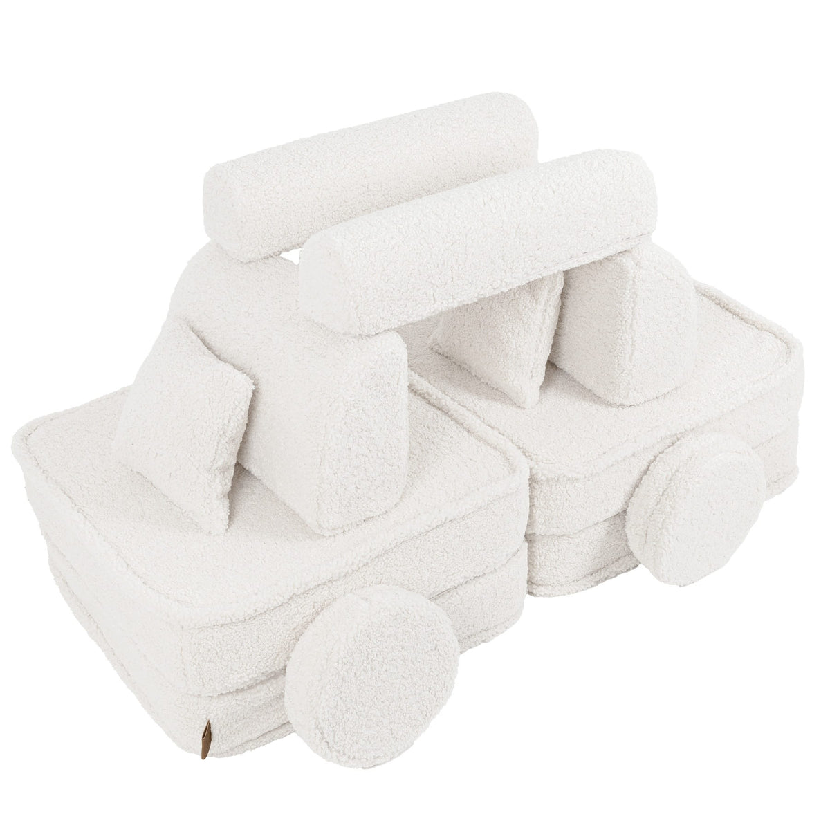 MeowBaby® keskmine modulaarne laste diivan - Bearly Cream