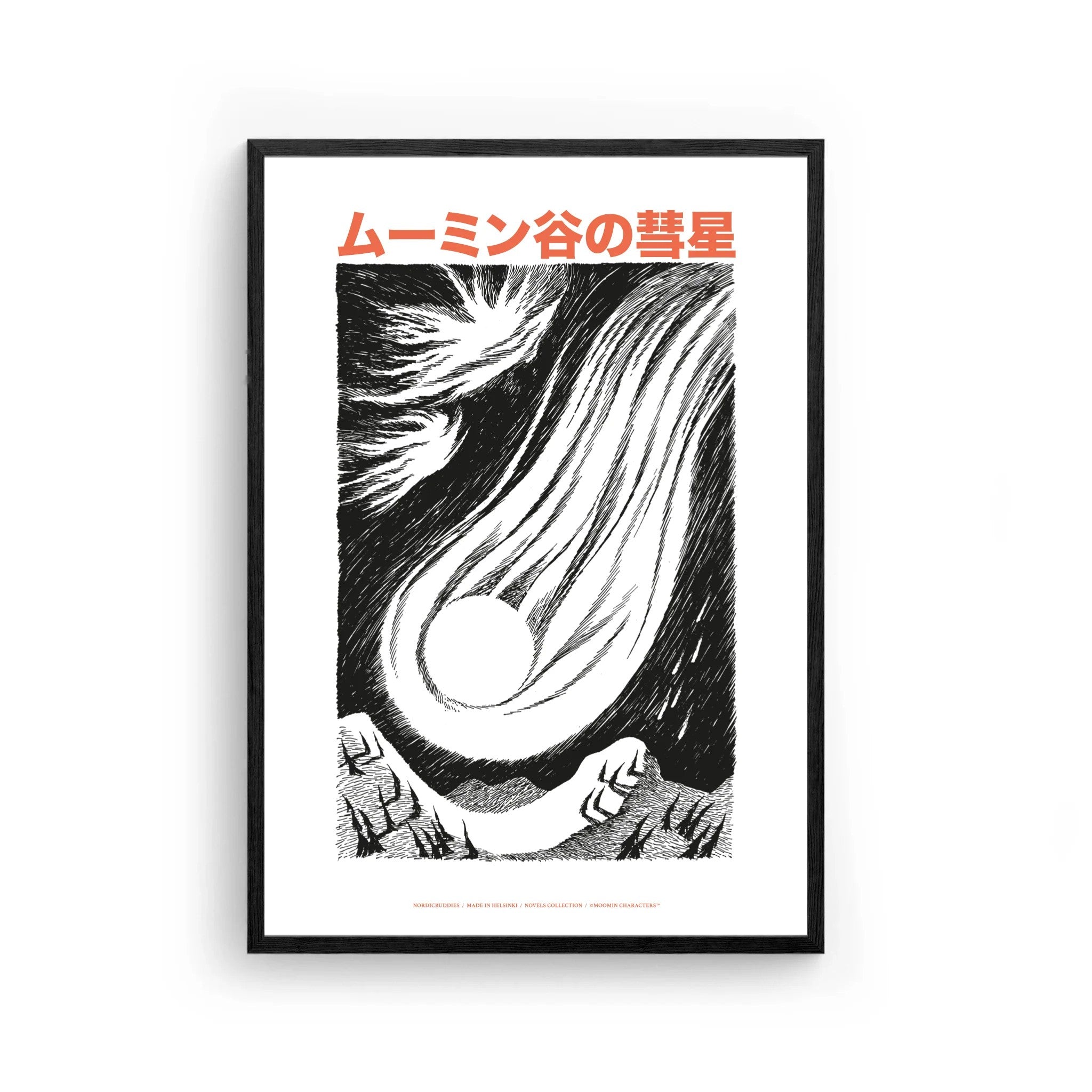 Moomin by NordicBuddies Moomintroll Novels Plakat – 30×40 cm, muumi plakat