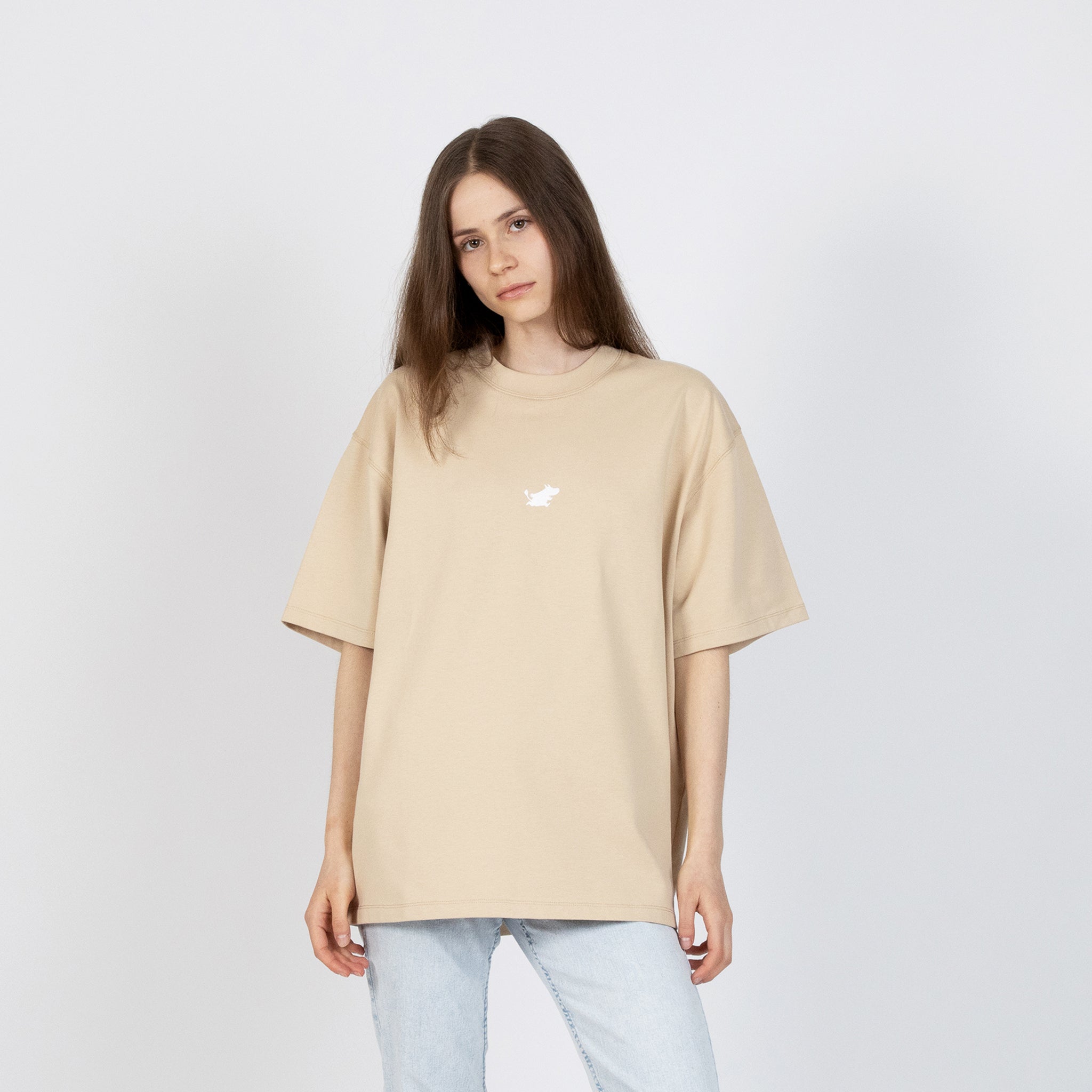 Moomin by NordicBuddies, Muumi Klassikud UNISEX T-Särk - Beež