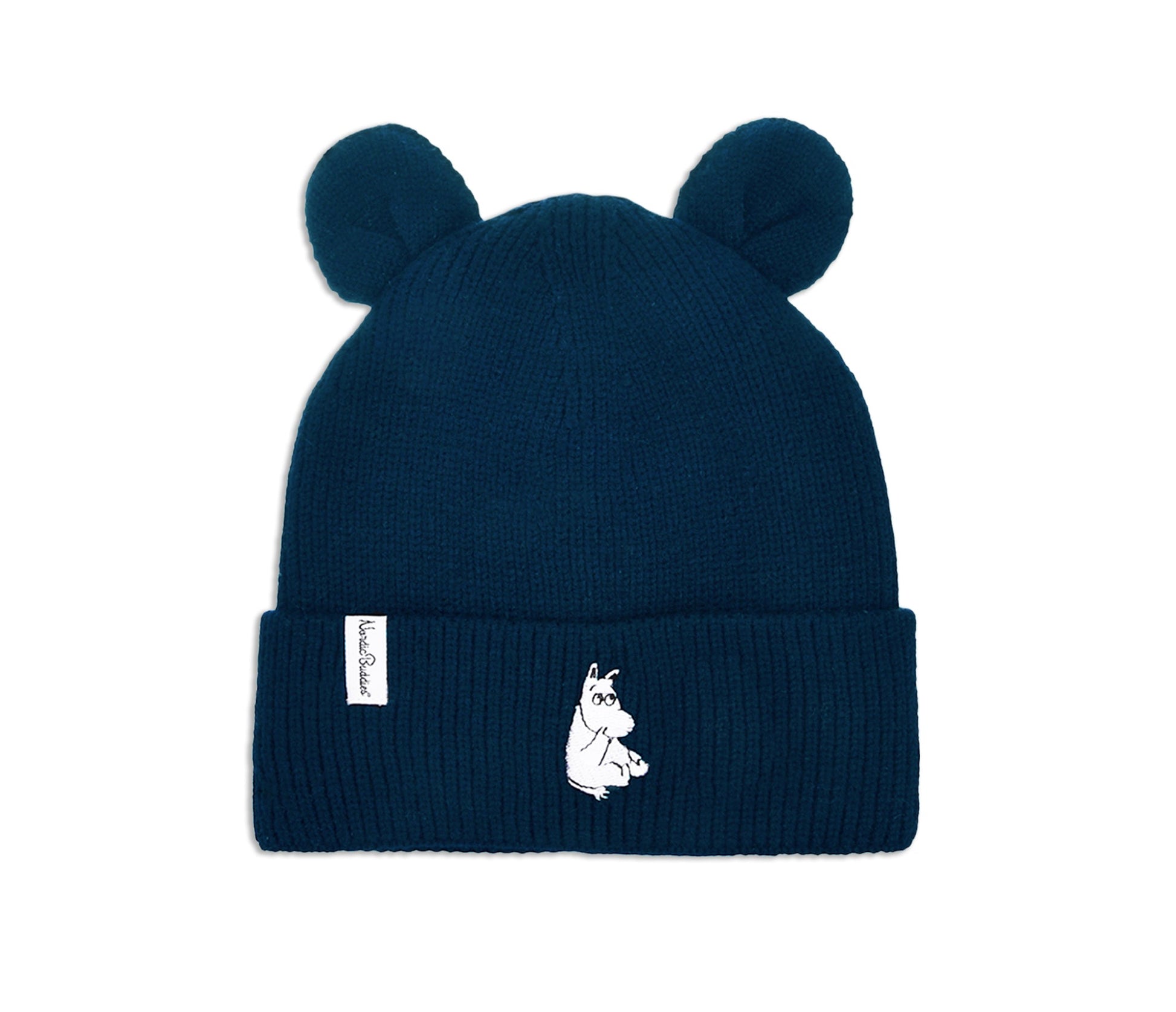 Moomin by NordicBuddies "Muumitroll" Kõrvadega Müts Lastele -Tumesinine