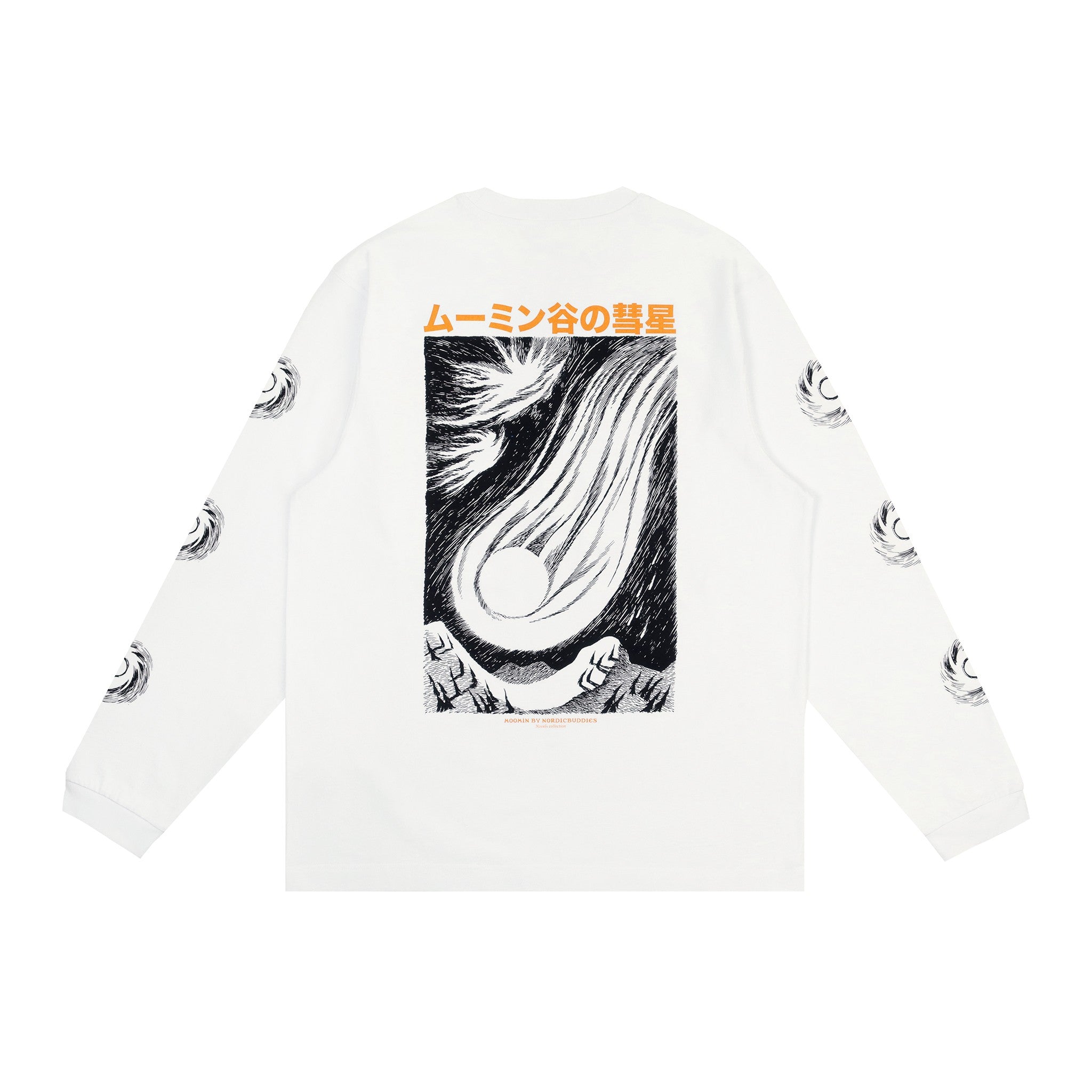 Moomin by NordicBuddies Novellikollektsiooni Unisex Pikavarrukaline Särk – Valge