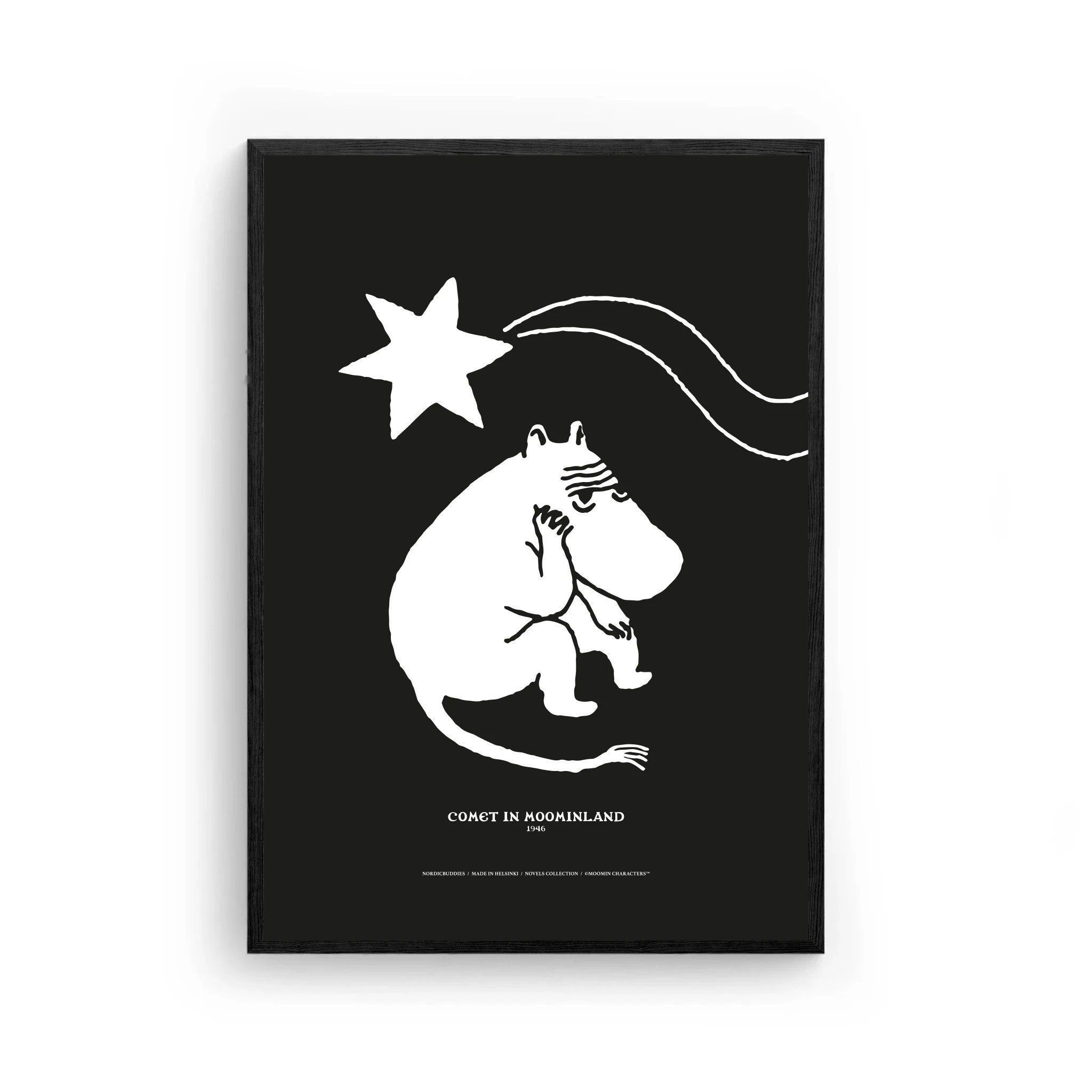 Moomin by NordicBuddies Novelliseeria Plakat/poster "Muumitroll" – 30×40 cm