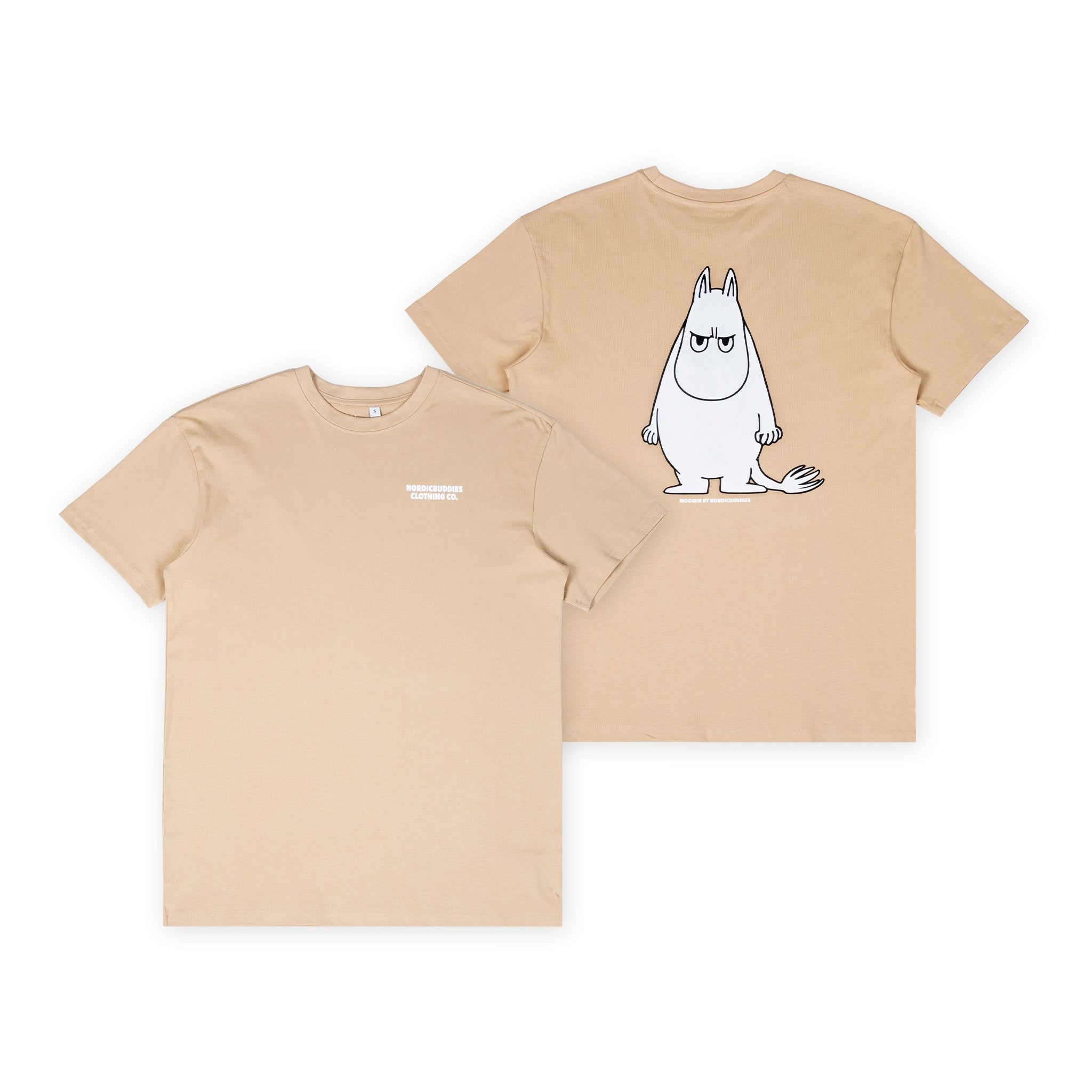 Moomin by NordicBuddies Sniff Orgaaniline Oversize T-särk – Beež