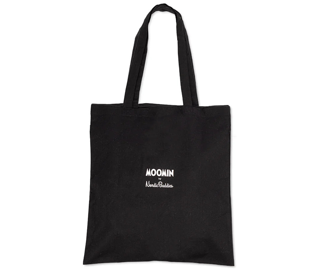 Moomin by NordicBuddies "Urr" kott - Must modelliga tagakülg