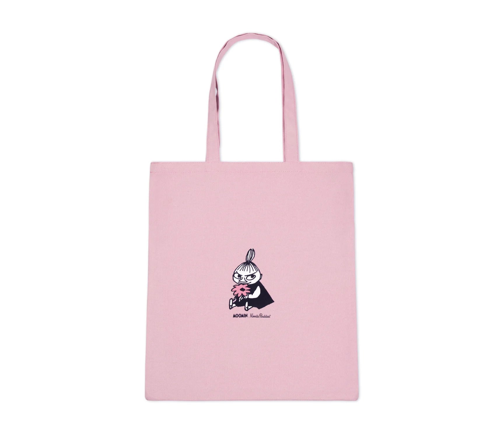 Moomin by NordicBuddies "Väike My" kott - Roosa valgel taustal