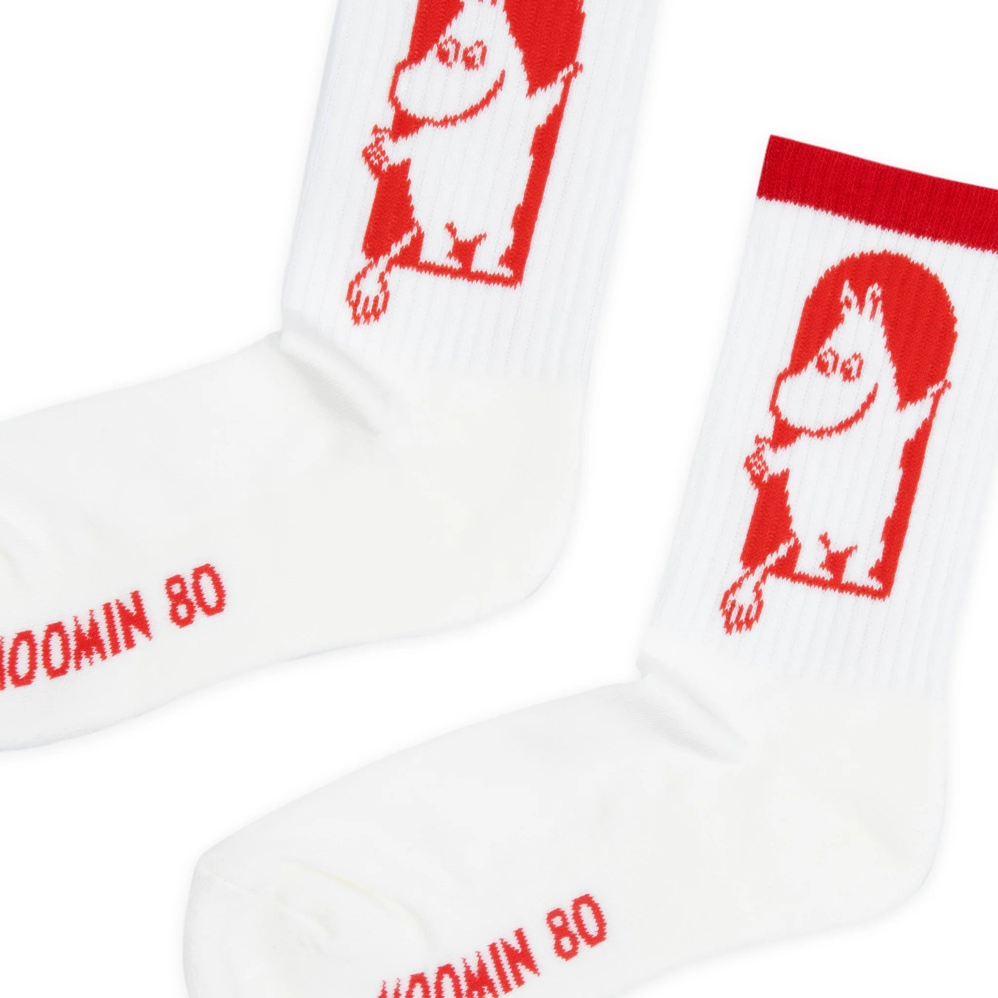 Moomin by Nordicbuddies Red Cross Naiste Sokid – Valge/Punane