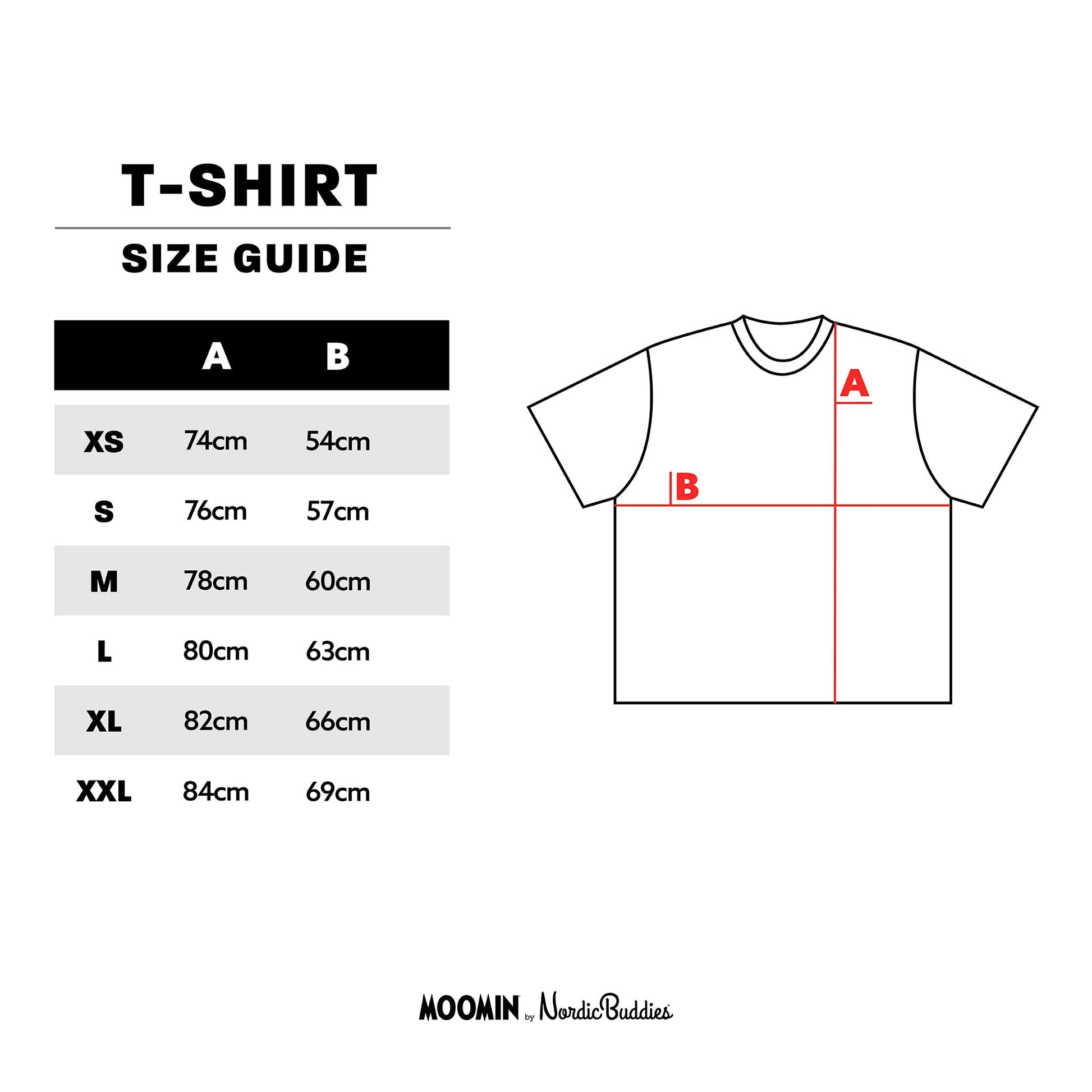 Moomini must unisex T-särk Nordicbuddiesilt