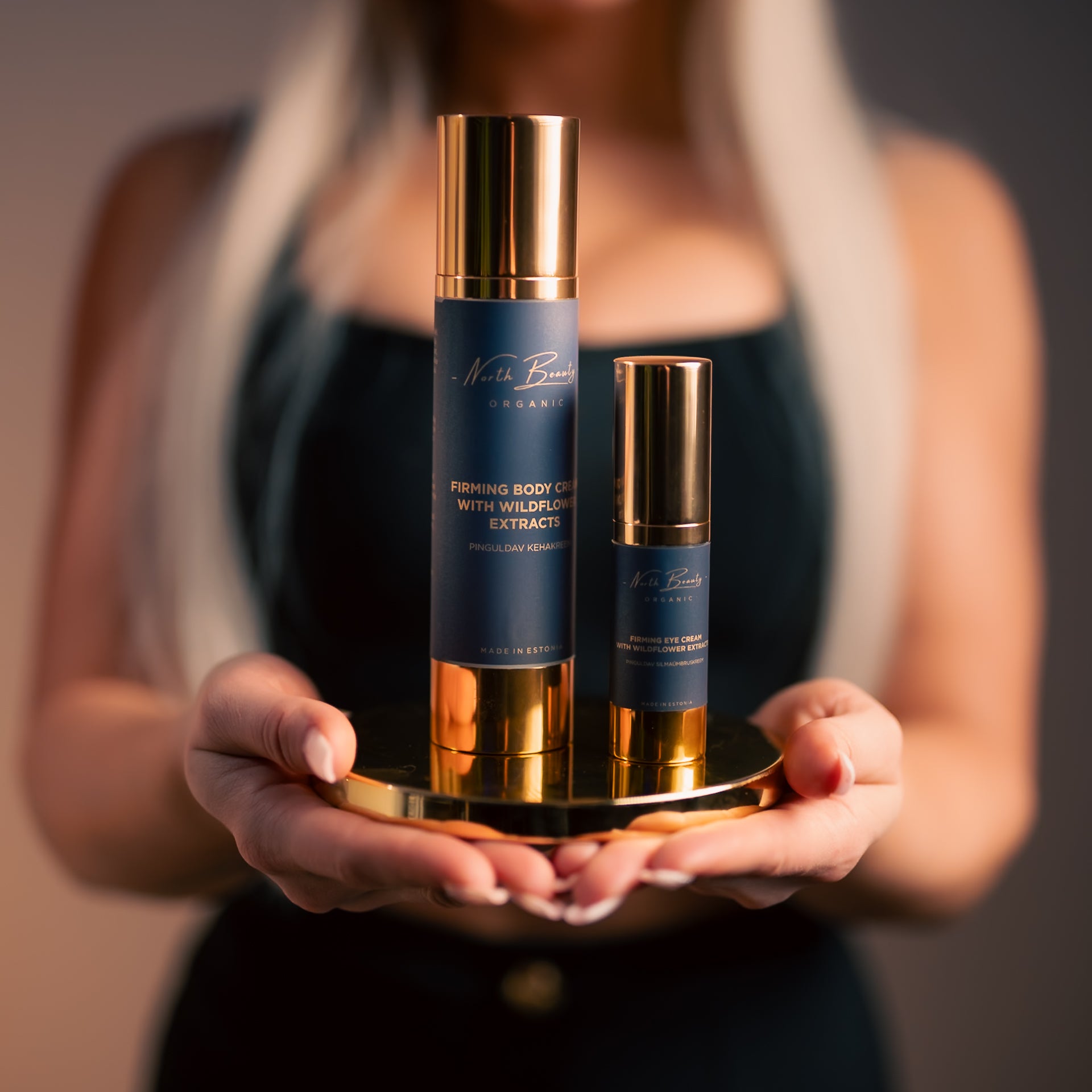 North Beauty Pinguldav Kehakreem Hüaluroonhappe ja Lilleekstraktidega, 100ml