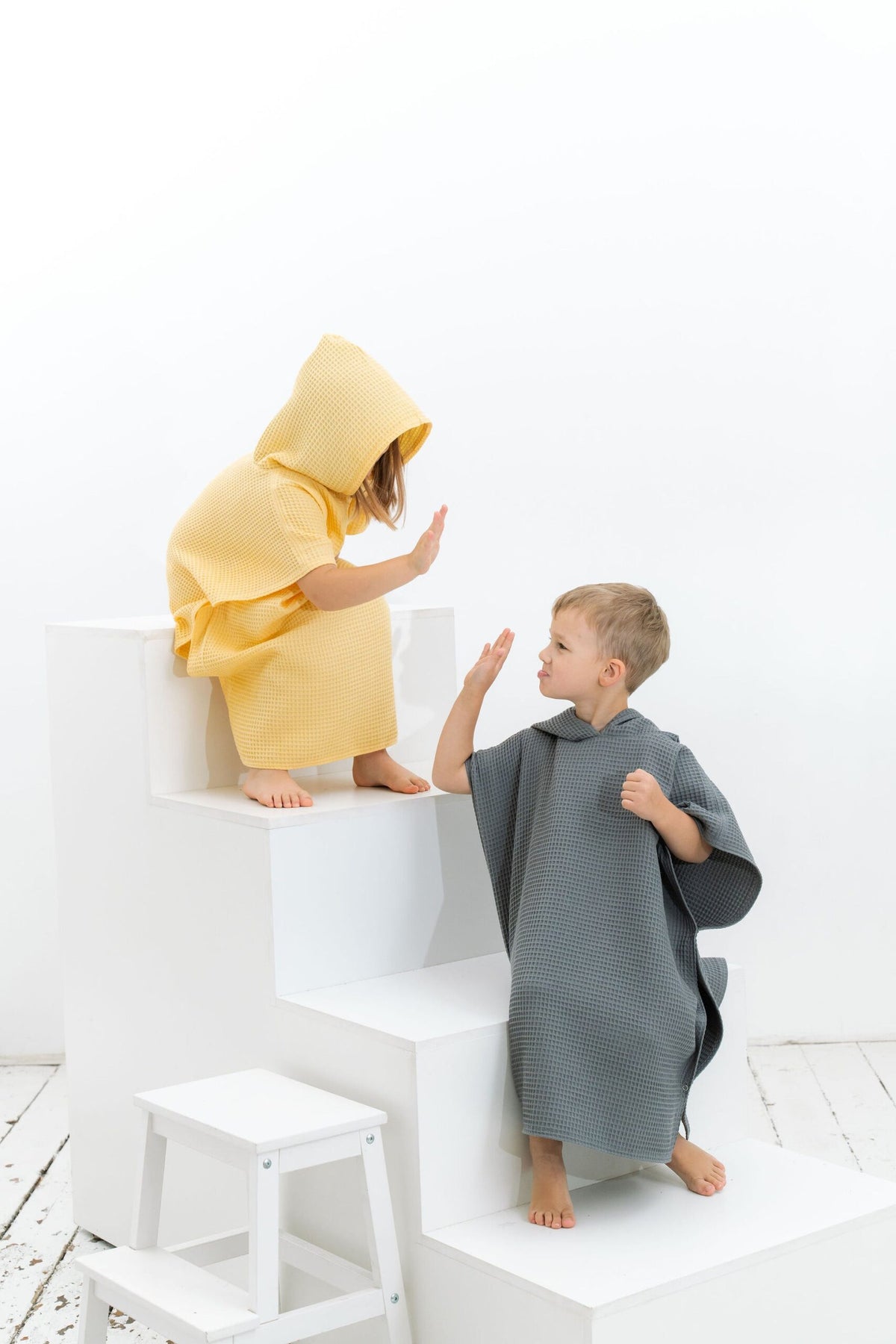 Nuss laste vahvelkangast poncho