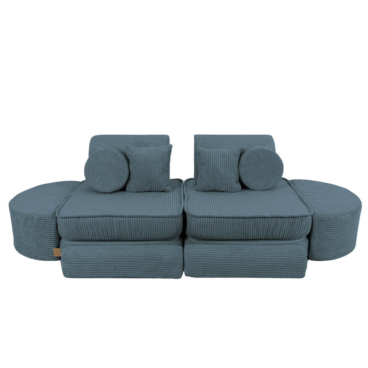 MeowBaby® keskmine modulaarne laste diivan Plus - Aesthetic Turquoise