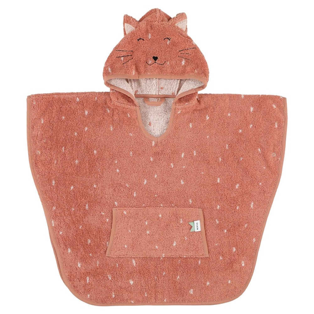 Trixie Baby kapuutsiga laste vanniponcho - Mrs Cat