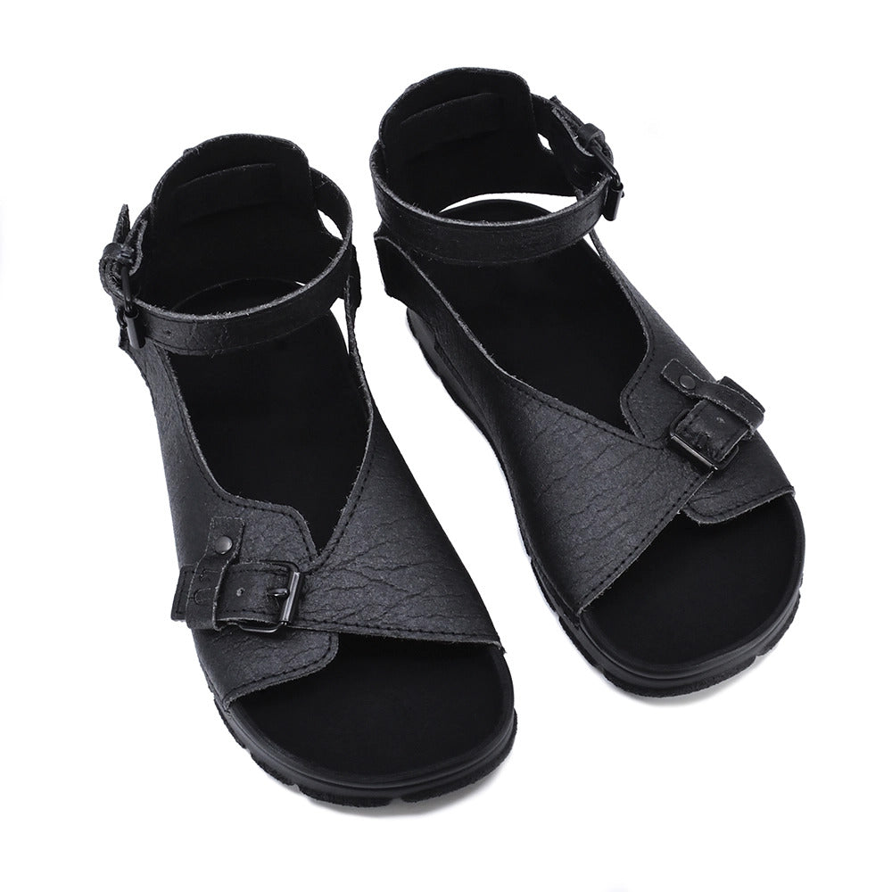 TOKU Athens Vegan Sandals - Black