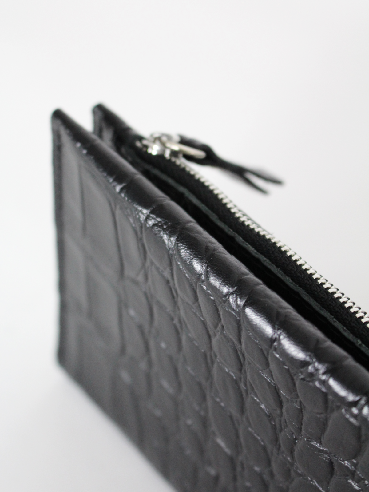 Classic Leather Wallet TAAL - Black Croco