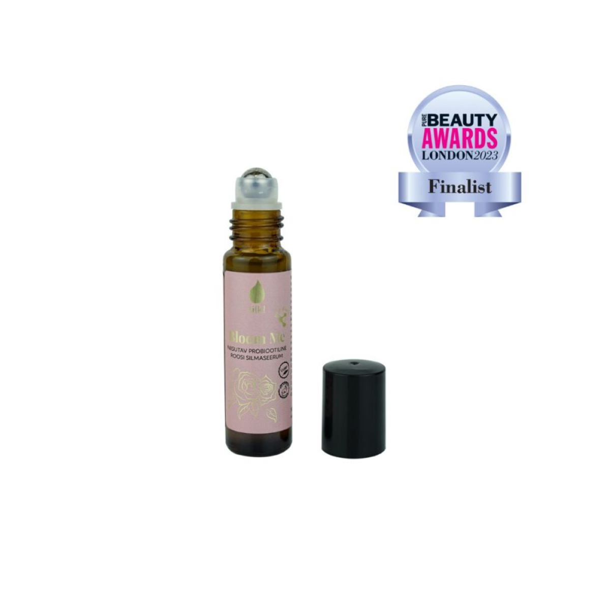 Tilk! Bloom Me Probiootiline Roosi Silmaseerum Hüaluroonhappe ja Provitamiiniga B5-ga, 10 ml