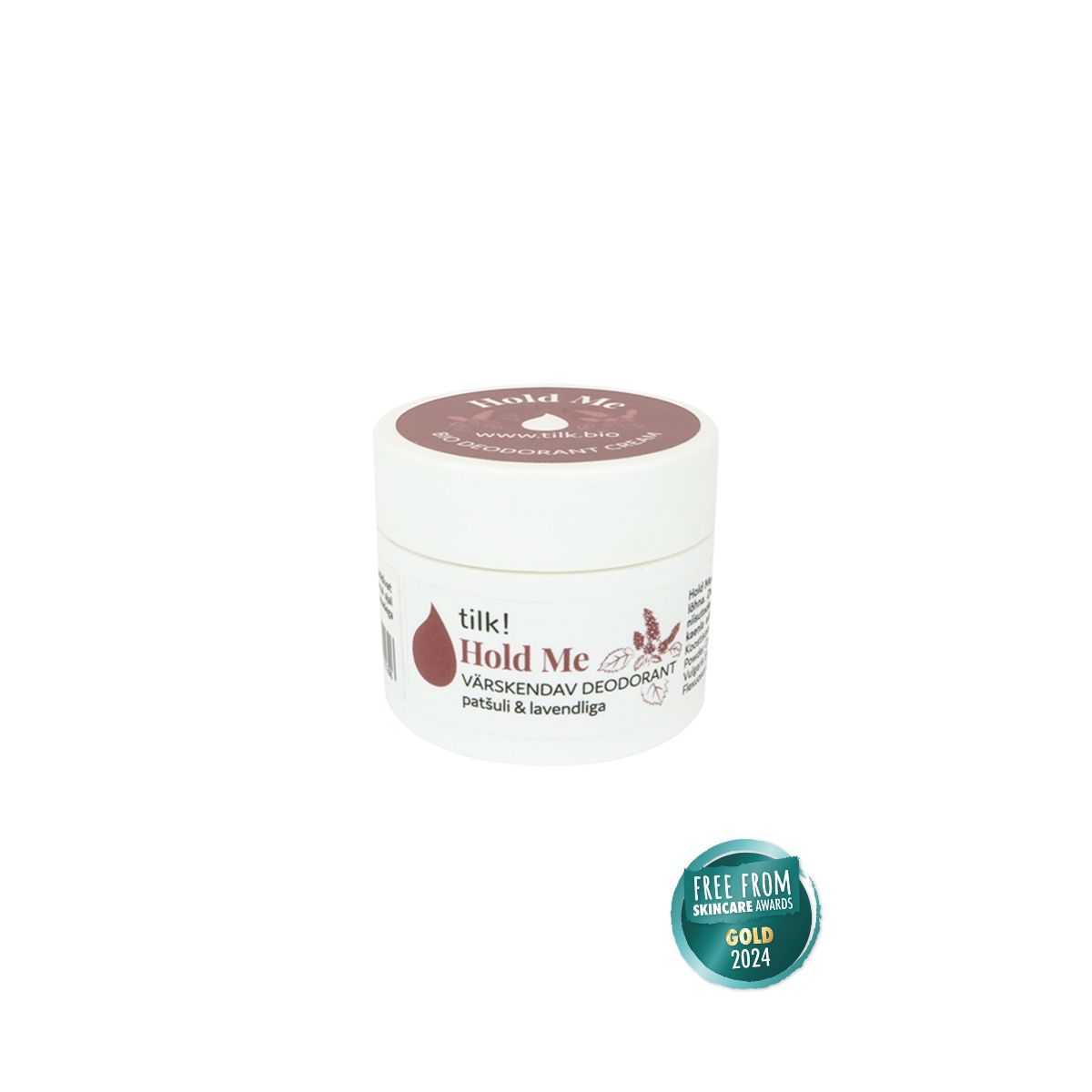 Tilk! Hold Me Alumiiniumivaba Deodorant Patšuli ja Lavendliga, 30ml
