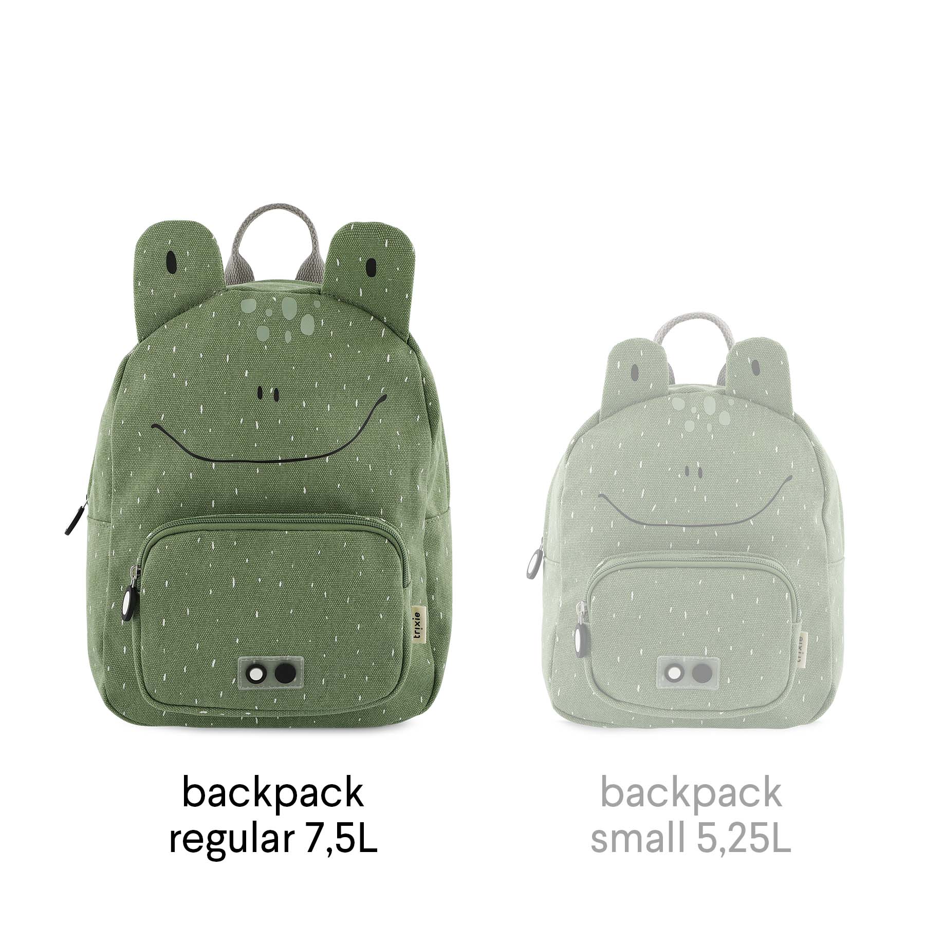 Trixie Baby Laste Seljakott - Mr Frog suurus